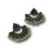 Oxidised Chandbali with Moti_ pearl by silly owl(3)