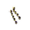 amethyst golden stud dangler purple by silly owl(1)