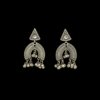 tribal look oxidised silver look alike earrings by silly owl