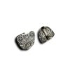 tribal sheild oxidised stud earrings by silly owl(1)