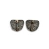 tribal sheild oxidised stud earrings tribal jewellery by silly owl