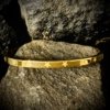 4mm gold finish star embossed kada bangle by silly owl