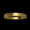 8mm bold versace design embossing gold gloss cuff bracelet unisex kada by silly owl