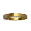 8mm bold versace design embossing gold gloss cuff bracelet unisex kada by silly owl (1)