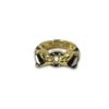 Black enamel jaguar western statement jewellery adjustable anti tarnish ring with a gold finish by silly owl (4)