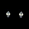 Square and drop shaped blue and moti monalisa stones minimal oxidised stud earrings by silly owl (4)