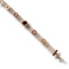 Tiffany roman numerals on a rose gold dial dainty bracelet by silly owl