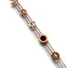 Tiffany roman numerals on a rose gold dial dainty bracelet by silly owl (1)