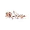 dainty creeper leaves rose gold anti tarnish adjustable ring by silly owl(1)