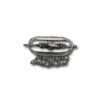 matt oxidised silver grey finish ring with pearl hangings and a modern indo-western look by silly owl (3)