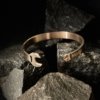 mechanical spanner panna cuff kada unisex bracelet with a rose gold finish by silly owl