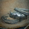 minimal bangle stack silver look alike by sillyowl (1)