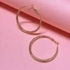 pipe shaped medium size 5 cms silver finish hoop western earrings for an everyday look by silly owl (1)