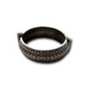 plain oxidised kada with engraving an a tribal look with a screw closure by silly owl(1)