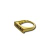 rectangular eight color stones gold finish western jewelry adjustable anti tarnish water resistant rings by silly owl(2)