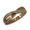 rose gold finish bangle like cuff kada with a curve s design with studded diamonds by silly owl (1)