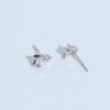 925 sterling silver ad artificial diamond studs with a curved floral design for daily wear dainty everyday earrings by silly owl (2)