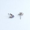 925 sterling silver ad artificial diamond studs with a reindeer design for daily wear dainty everyday earrings by silly owl