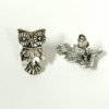 oxidised stud earring of a owl design silly owl earrings light weight earrings with a boho look by silly owl oxidised jewelery under 100(1)