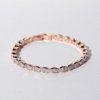 rose gold finish with ad artificial diamond having an oval shape elegant tennis bracelet anti tarnish water resistant jewelry by silly owl (2)