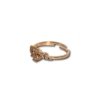 under 200 elegant dainty everyday wear jewelry anti tarnish adjustable rose gold finish rings with a diamond studded floral design by silly owl (1)