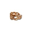 under 200 jewelry anti tarnish adjustable rose gold finish rings of a bold chain link design and diamonds by silly owl(1)