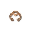 under 200 jewelry anti tarnish adjustable rose gold finish rings of a bold diamond chain link design and diamonds by silly owl