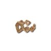 under 200 jewelry anti tarnish adjustable rose gold finish rings of a bold diamond chain link design and diamonds by silly owl(2)