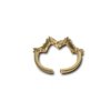 under 200 jewelry anti tarnish adjustable rose gold finish rings with a studded triangular mountain look plain yet elegant design by silly owl (3)