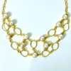 14 kt gold polish statement choker with paerls and 2 layers with pearl earrings trending jewellery by silly owl (5)