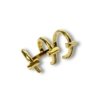 3 line gold finish with artificial diamonds ear claw ear cuffs by silly owl (2)