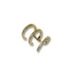 Simple 3 line gold finish with artificial diamonds ear claw ear cuffs by silly owl (4)