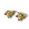 gold finish flower with pearl ear claw pair gold ear cuffs by silly owl (3)