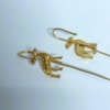 Trending Deer earrings ear cuff ear needle earrings by silly owl (1)