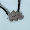 Brass charm cute elephant anklet by silly owl oxidised jewellery (2)