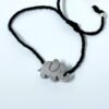 Brass charm cute elephant anklet by silly owl oxidised jewellery (5)