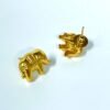 Gold finish anti tarnish cute traditional elephant stud earrings by silly owl (3)