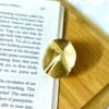 Gold finish anti tarnish wrapped round adjustable party rings by silly owl