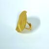 Gold finish anti tarnish wrapped round party rings by silly owl (1)