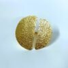 Gold finish hammered adjustable design anti tarnish party rings by silly owl (3)