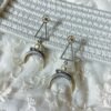 dual tone oxidised earrings witha star and crescent moon design by silly owl jewelry (2)